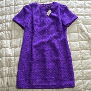 Ann Taylor Vibrant Purple Mini Dress